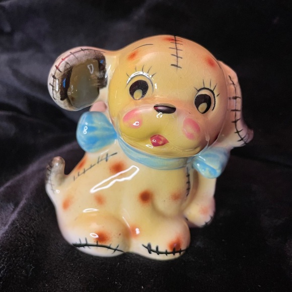 Rare Vintage 50’s Patchwork Puppy Shefford Animal
Figurine Ceramic Planter 4303 - Picture 5 of 7